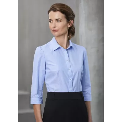 branded Ladies Euro 3/4 Sleeve Shirt, from our range of promotional Ladies Corporate Shirts