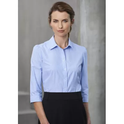 branded Ladies Euro 3/4 Sleeve Shirt, from our range of promotional Ladies Corporate Shirts
