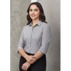 branded Ladies Euro 3/4 Sleeve Shirt, from our range of promotional Ladies Corporate Shirts