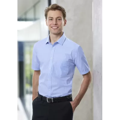 branded Mens Euro Short Sleeve Shirt, from our range of promotional Men's Corporate Shirts