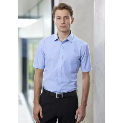 branded Mens Euro Short Sleeve Shirt, from our range of promotional Men's Corporate Shirts