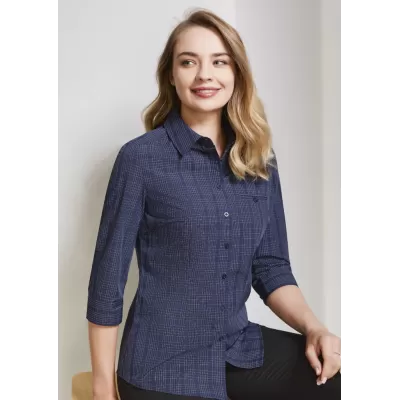 branded Ladies Harper 3/4 Sleeve Shirt, from our range of promotional Ladies Corporate Shirts