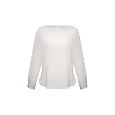 branded Ladies Madison Boatneck Blouse, from our range of promotional Ladies Corporate Shirts