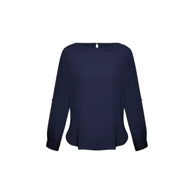 branded Ladies Madison Boatneck Blouse, from our range of promotional Ladies Corporate Shirts