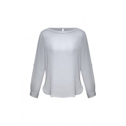 branded Ladies Madison Boatneck Blouse, from our range of promotional Ladies Corporate Shirts
