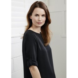 branded Ladies Madison Boatneck Blouse, from our range of promotional Ladies Corporate Shirts