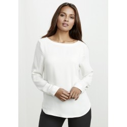 branded Ladies Madison Boatneck Blouse, from our range of promotional Ladies Corporate Shirts