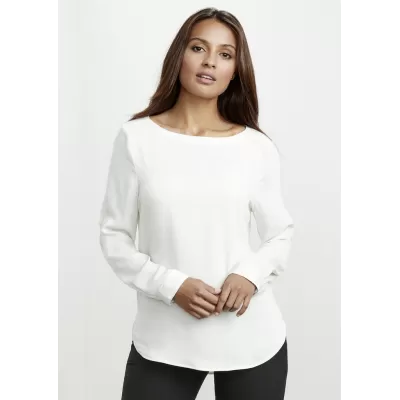 branded Ladies Madison Boatneck Blouse, from our range of promotional Ladies Corporate Shirts