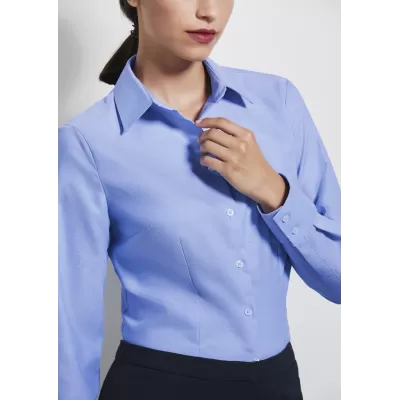 branded Ladies Regent L/S Shirt, from our range of promotional Ladies Corporate Shirts