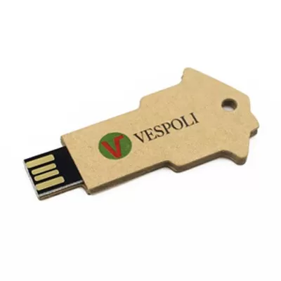branded Lucas Eco Key Flash Drive 4GB - 64GB (USB2.0), from our range of promotional Flash Drives
