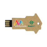 Flash Drives  - Lucas Eco Key Flash Drive 4GB - 64GB (USB2.0)