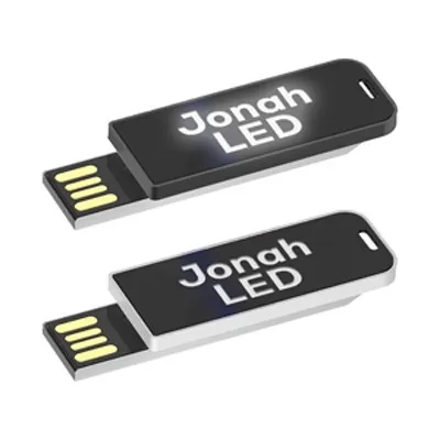 branded Jonah LED Clip Flash Drive 4GB - 64GB (USB2.0), from our range of promotional Flash Drives