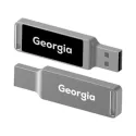 branded Georgia LED Flash Drive 4GB - 64GB (USB2.0), from our range of promotional Flash Drives
