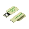 branded Charlie Eco Clip Flash Drive 4GB - 64GB (USB 2.0), from our range of promotional Flash Drives