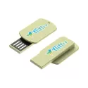 branded Charlie Eco Clip Flash Drive 4GB - 64GB (USB 2.0), from our range of promotional Flash Drives