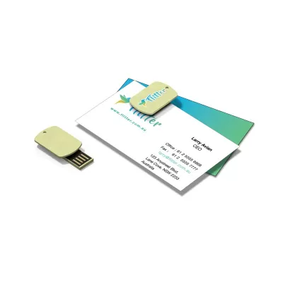 branded Charlie Eco Clip Flash Drive 4GB - 64GB (USB 2.0), from our range of promotional Flash Drives