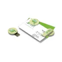 branded Burton Eco Clip Flash Drive 4GB - 64GB (USB 2.0), from our range of promotional Flash Drives