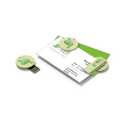 branded Burton Eco Clip Flash Drive 4GB - 64GB (USB 2.0), from our range of promotional Flash Drives
