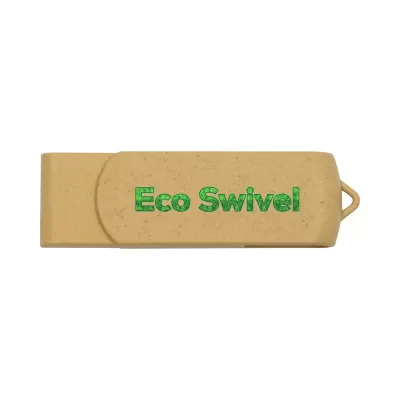branded Eco Swivel Flash Drive 4GB - 64GB (USB2.0), from our range of promotional Flash Drives