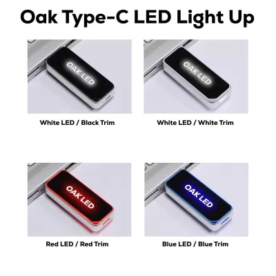 branded Oak Type-C LED Flash Drive 8GB - 64GB (USB2.0), from our range of promotional Flash Drives