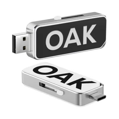 branded Oak Type-C LED Flash Drive 8GB - 64GB (USB2.0), from our range of promotional Flash Drives