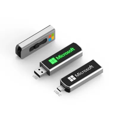 branded Clyde LED Type-C Flash Drive 8GB - 64GB (USB2.0), from our range of promotional Flash Drives