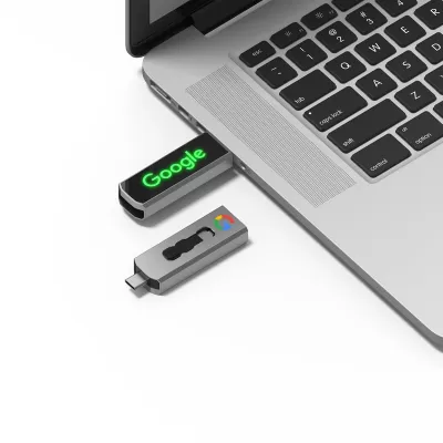 branded Clyde LED Type-C Flash Drive 8GB - 64GB (USB2.0), from our range of promotional Flash Drives