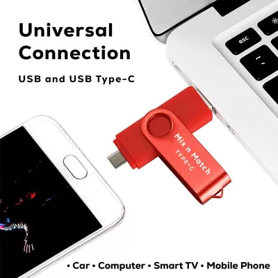 branded Mix N Match Type-C Flash Drive 8GB - 64GB (USB3.0), from our range of promotional Flash Drives