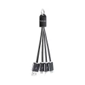 branded Parma 3n1 Light Up Charge Cable - 15 cm, from our range of promotional USB Hubs &amp; Cables