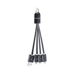 branded Parma 3n1 Light Up Charge Cable - 100 cm, from our range of promotional USB Hubs &amp; Cables
