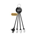 branded Atesso II LED Charge Cable, from our range of promotional USB Hubs &amp; Cables