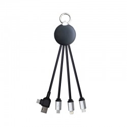 branded Atesso II LED Charge Cable, from our range of promotional USB Hubs & Cables