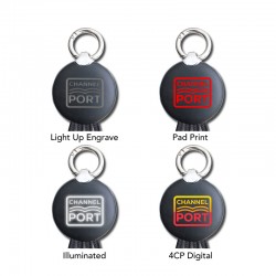 branded Atesso II LED Charge Cable, from our range of promotional USB Hubs & Cables