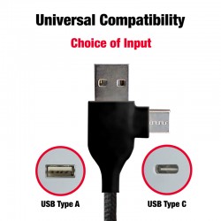 branded Atesso II LED Charge Cable, from our range of promotional USB Hubs & Cables