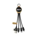 branded Sabre II LED Charge Cable, from our range of promotional USB Hubs &amp; Cables