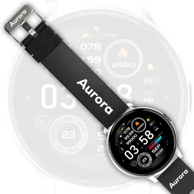 branded Aurora Smart Watch, from our range of promotional Corporate Watches