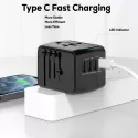 branded Matera USB Type-C Travel Adaptor , from our range of promotional Travel Accessories