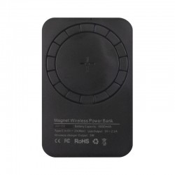 branded Denver Magnetic Wireless Power Bank - 5 Watt, from our range of promotional Power Banks