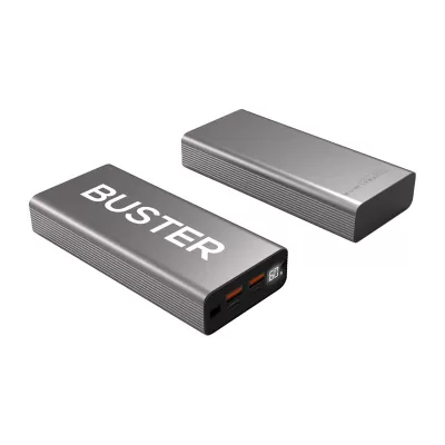 branded Buster Power Bank 20000 mAh , from our range of promotional Power Banks