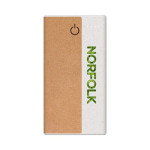 branded Norfolk Wireless Power Bank - 10,000 mAh , from our range of promotional Power Banks