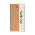 branded Norfolk Wireless Power Bank - 10,000 mAh , from our range of promotional Power Banks