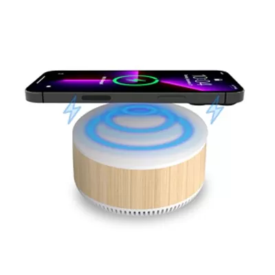 branded Hampton 15W Wireless Charging Speaker , from our range of promotional Speakers