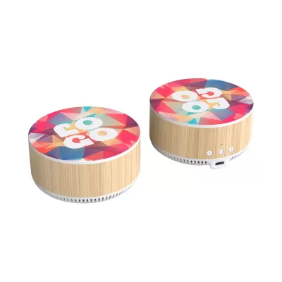 branded Hampton 15W Wireless Charging Speaker , from our range of promotional Speakers