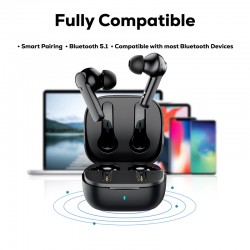 Wired & Bluetooth Headphones - Elkins Active Noise Cancelling TWS Earbuds