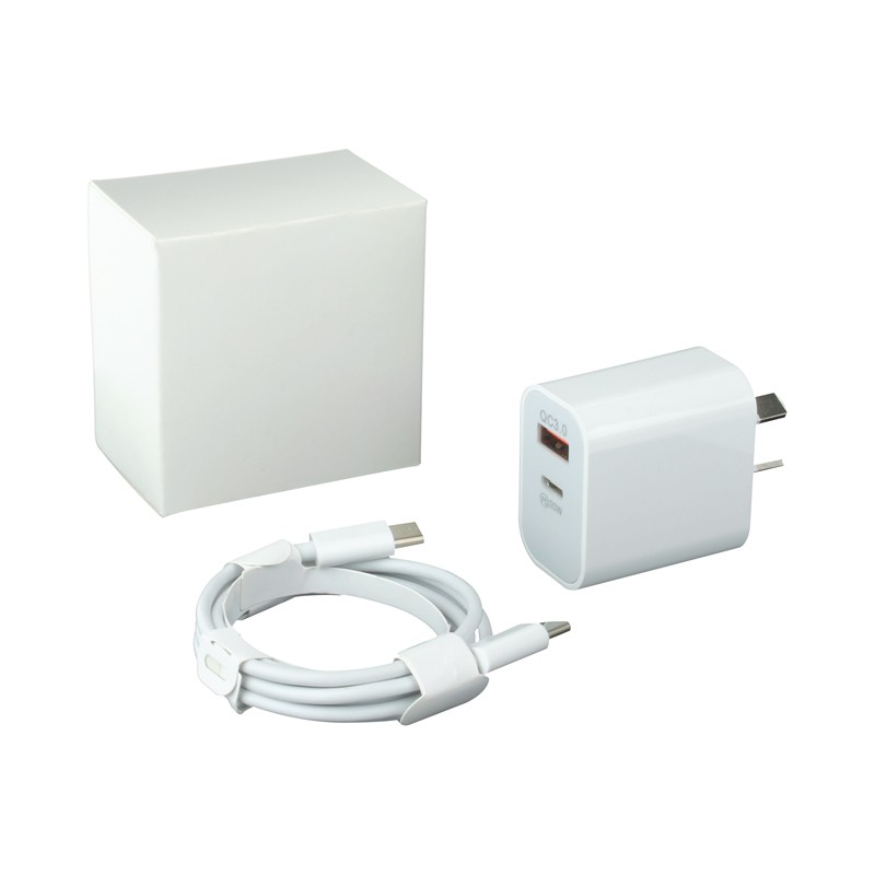 branded Alba 20W Quick Charge 3.0 Wall Charger, from our range of promotional Phone & Tablet Chargers