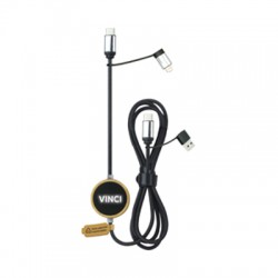 branded Vinci LED Data Charge Cable, from our range of promotional USB Hubs & Cables