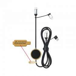 branded Vinci LED Data Charge Cable, from our range of promotional USB Hubs & Cables