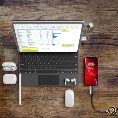 branded Vinci LED Data Charge Cable, from our range of promotional USB Hubs & Cables