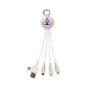 branded Atesso II Charge Cable, from our range of promotional USB Hubs &amp; Cables