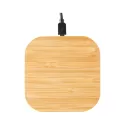 branded Nelson Wireless Bamboo Fast Charger (10 Watt), from our range of promotional Phone &amp; Tablet Chargers
